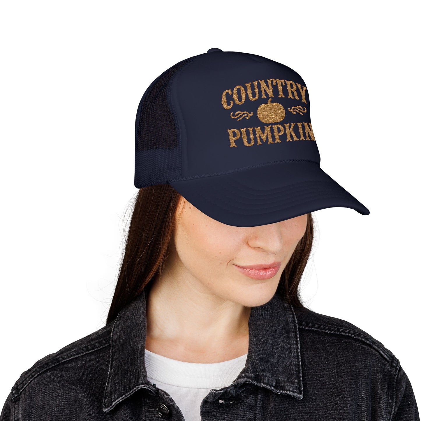 Country Pumpkin Trucker Hat