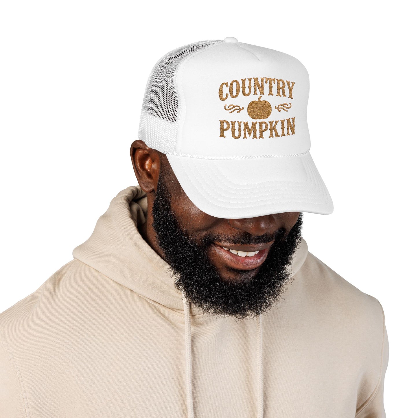 Country Pumpkin Trucker Hat