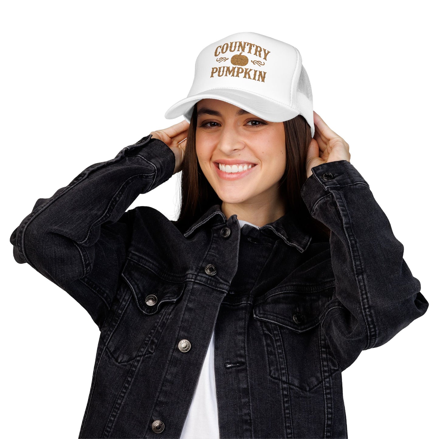 Country Pumpkin Trucker Hat
