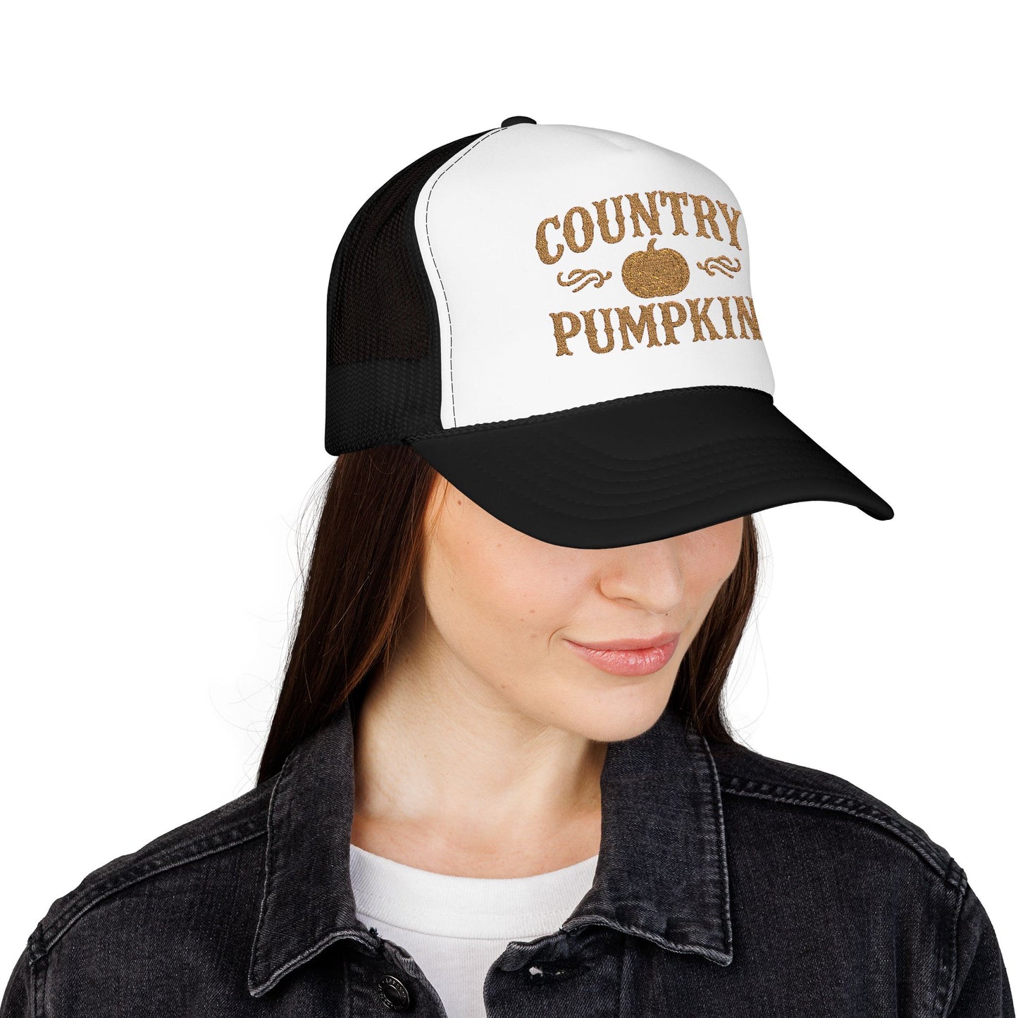 Country Pumpkin Trucker Hat