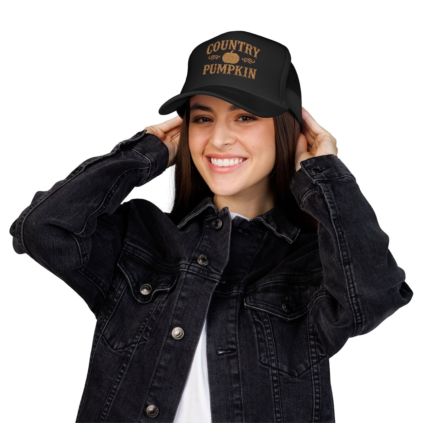 Country Pumpkin Trucker Hat