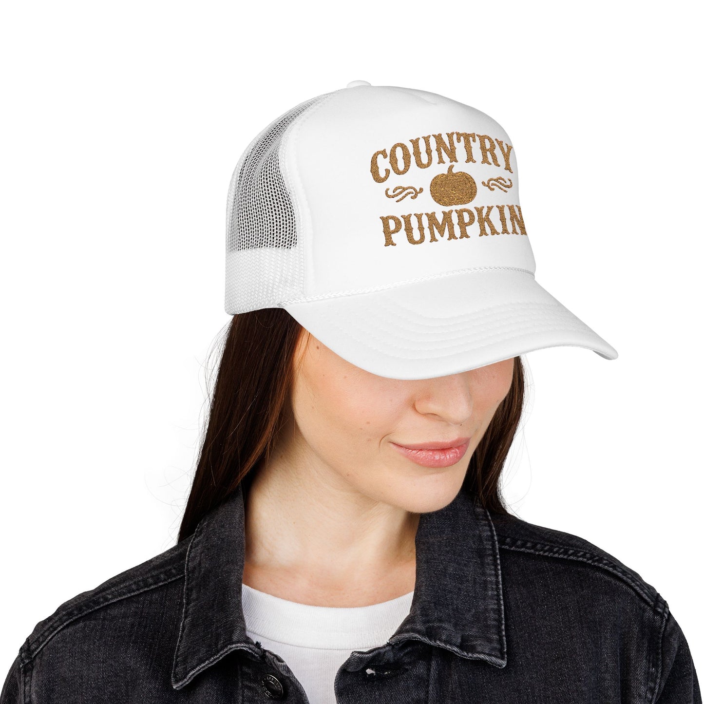 Country Pumpkin Trucker Hat
