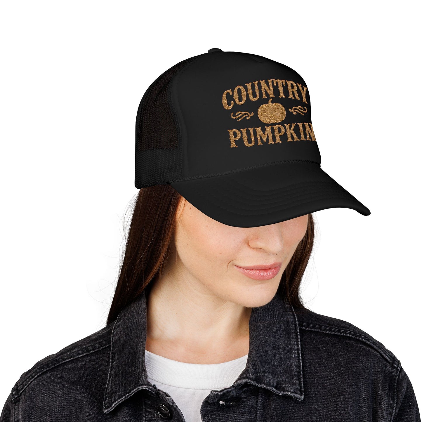 Country Pumpkin Trucker Hat