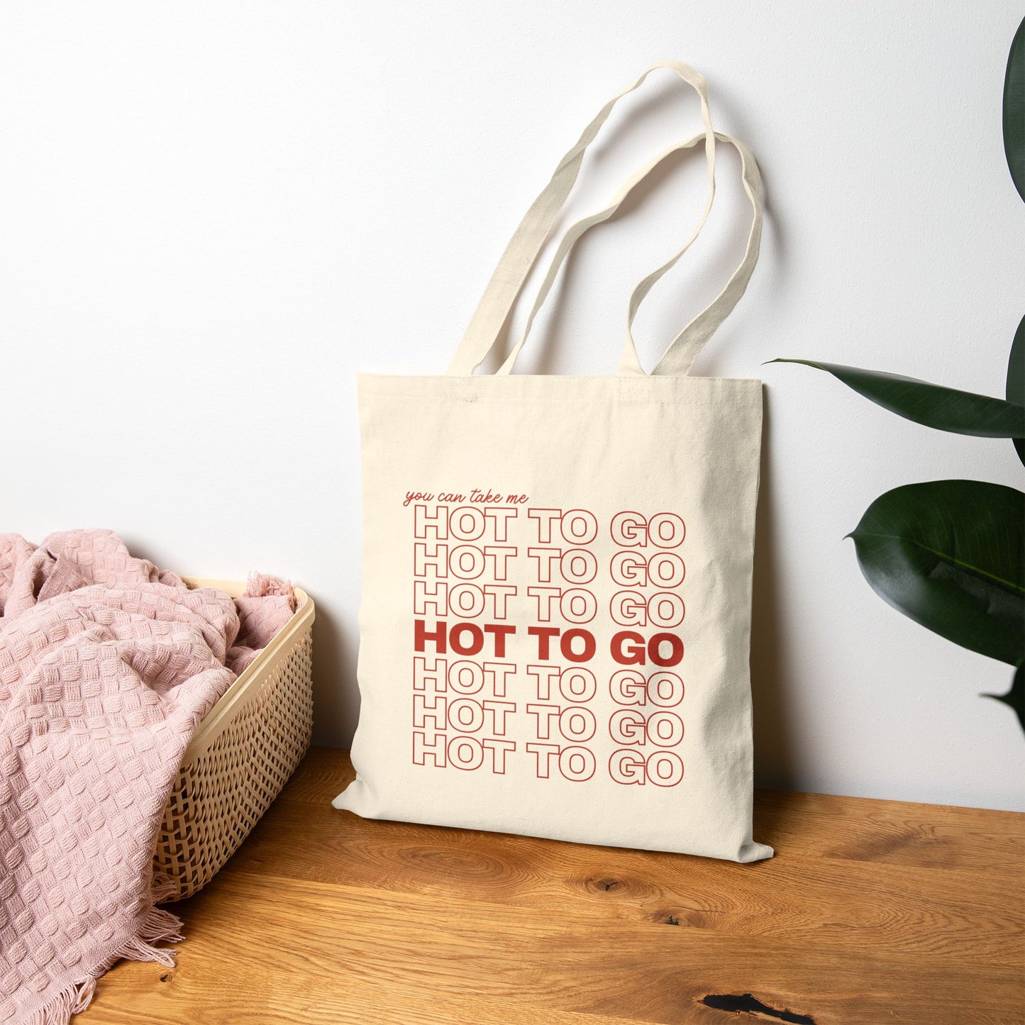 Hot to Go Tote Bag - MEET CUTE MOTEL
