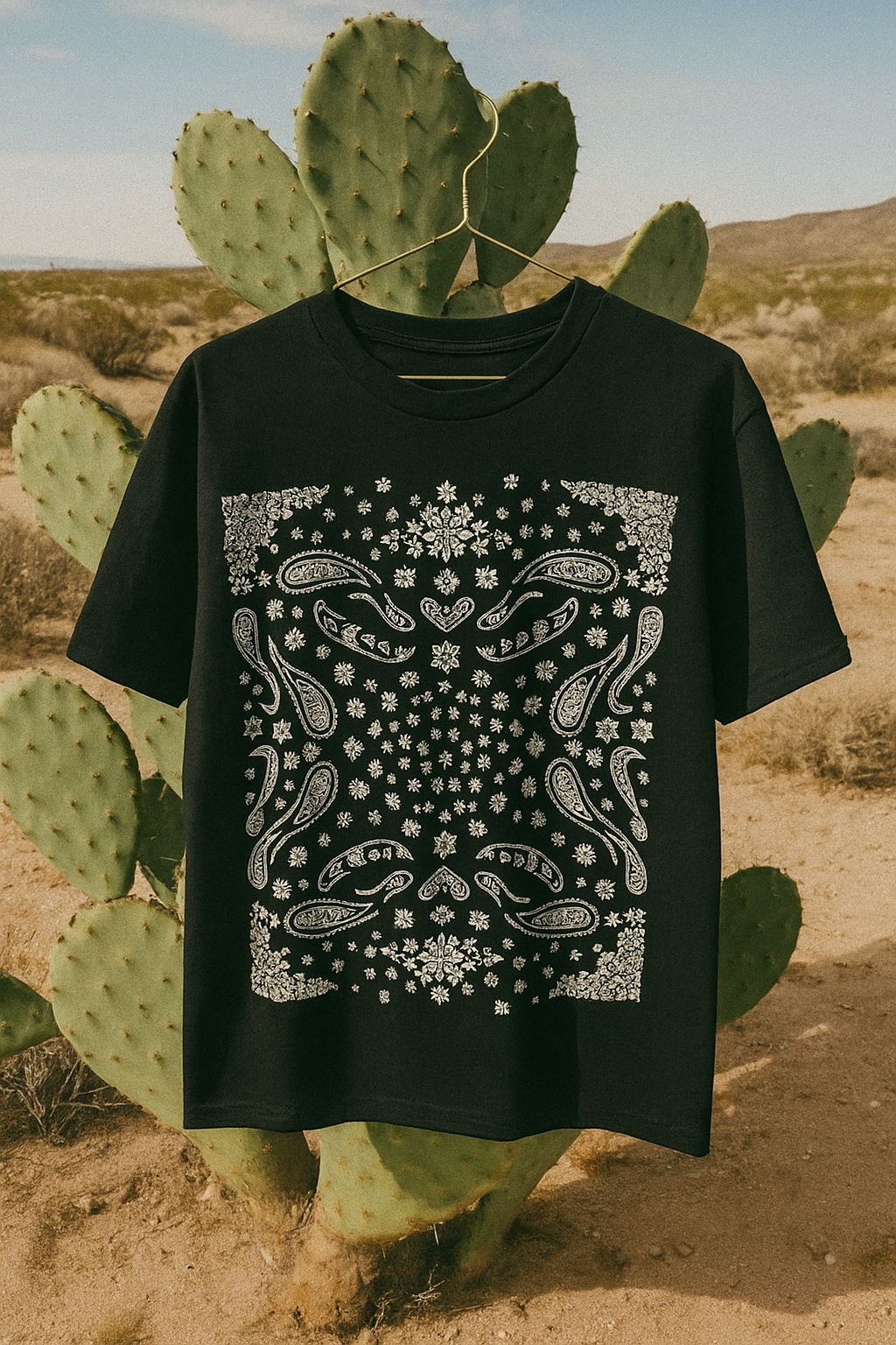 Desert Bandit Bandana Print Tee