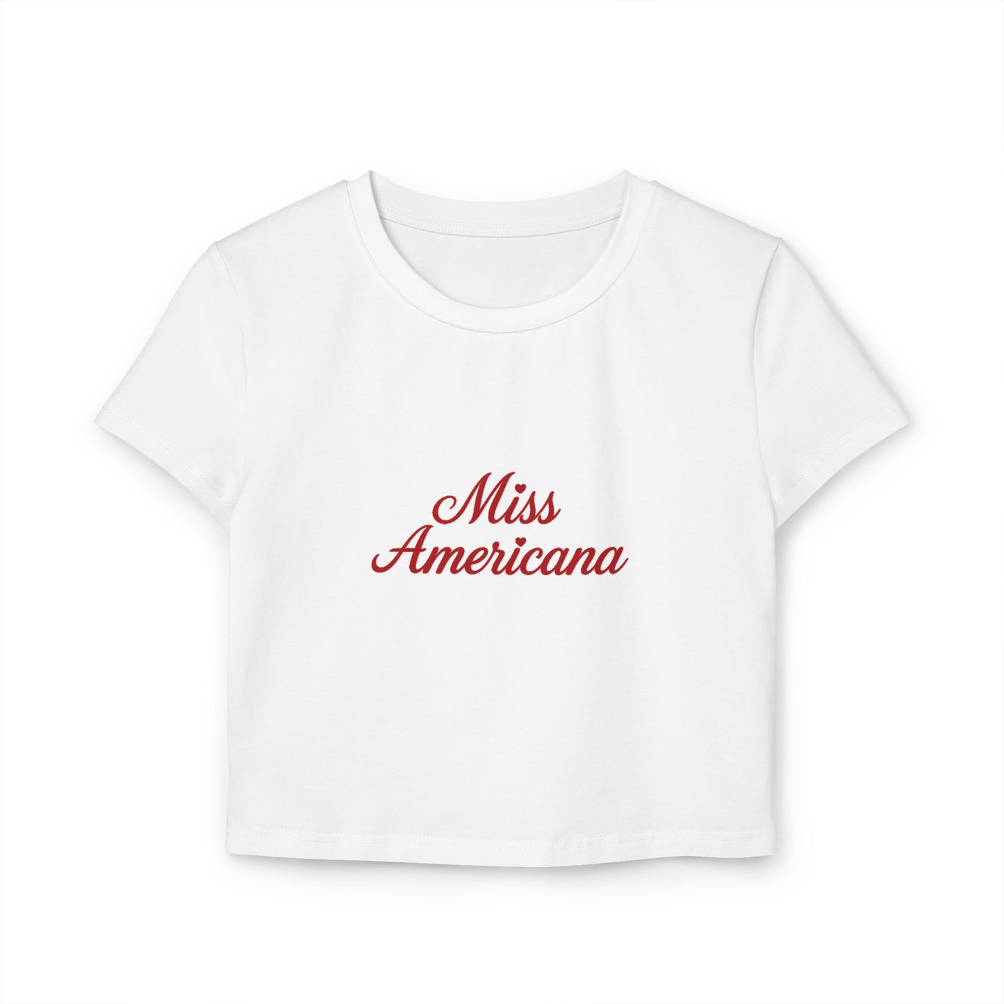 Miss Americana Baby Tee - MEET CUTE MOTEL