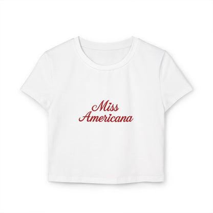Miss Americana Baby Tee - MEET CUTE MOTEL