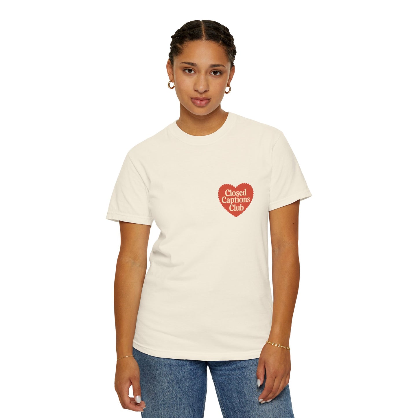 Closed Captions Club Tee