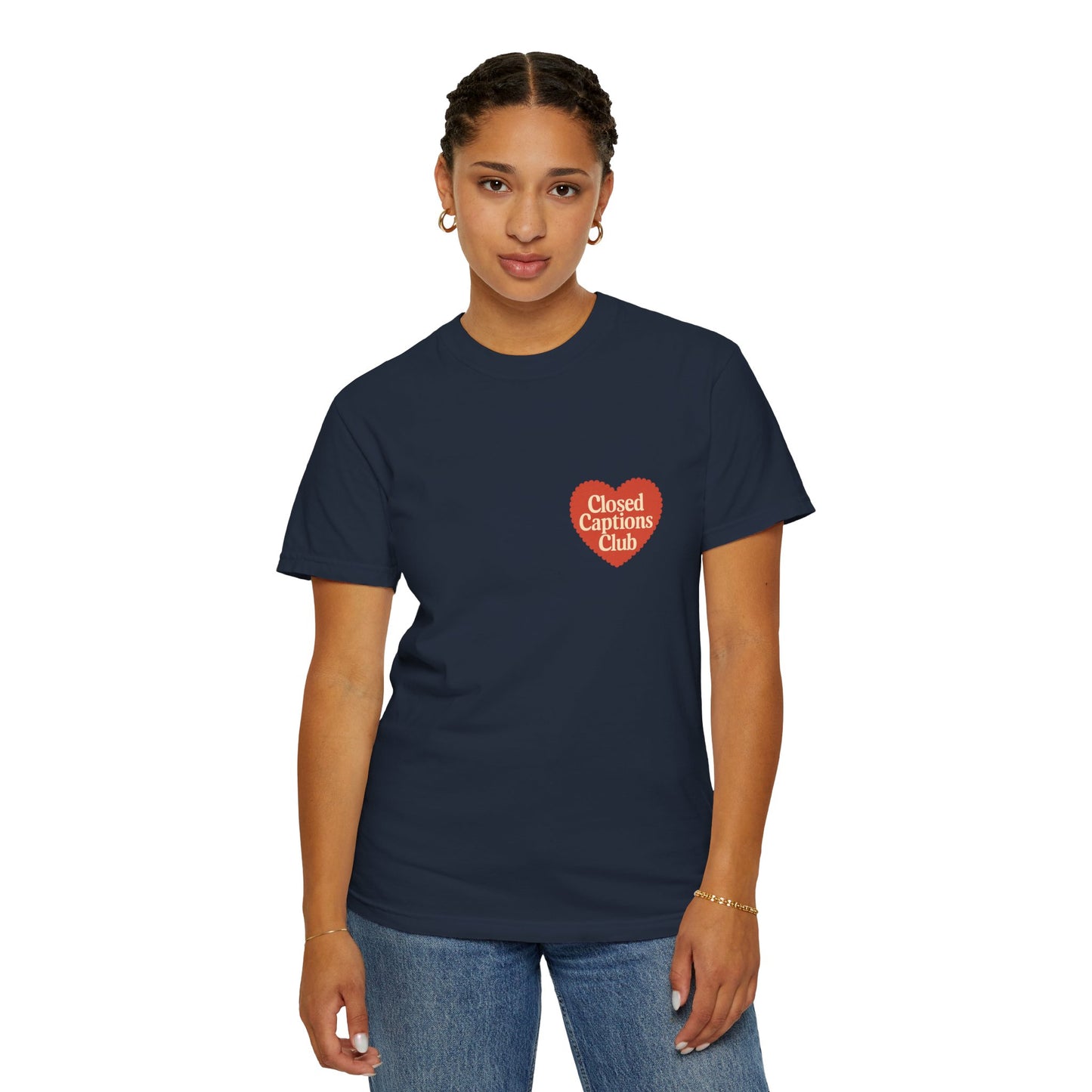 Closed Captions Club Tee