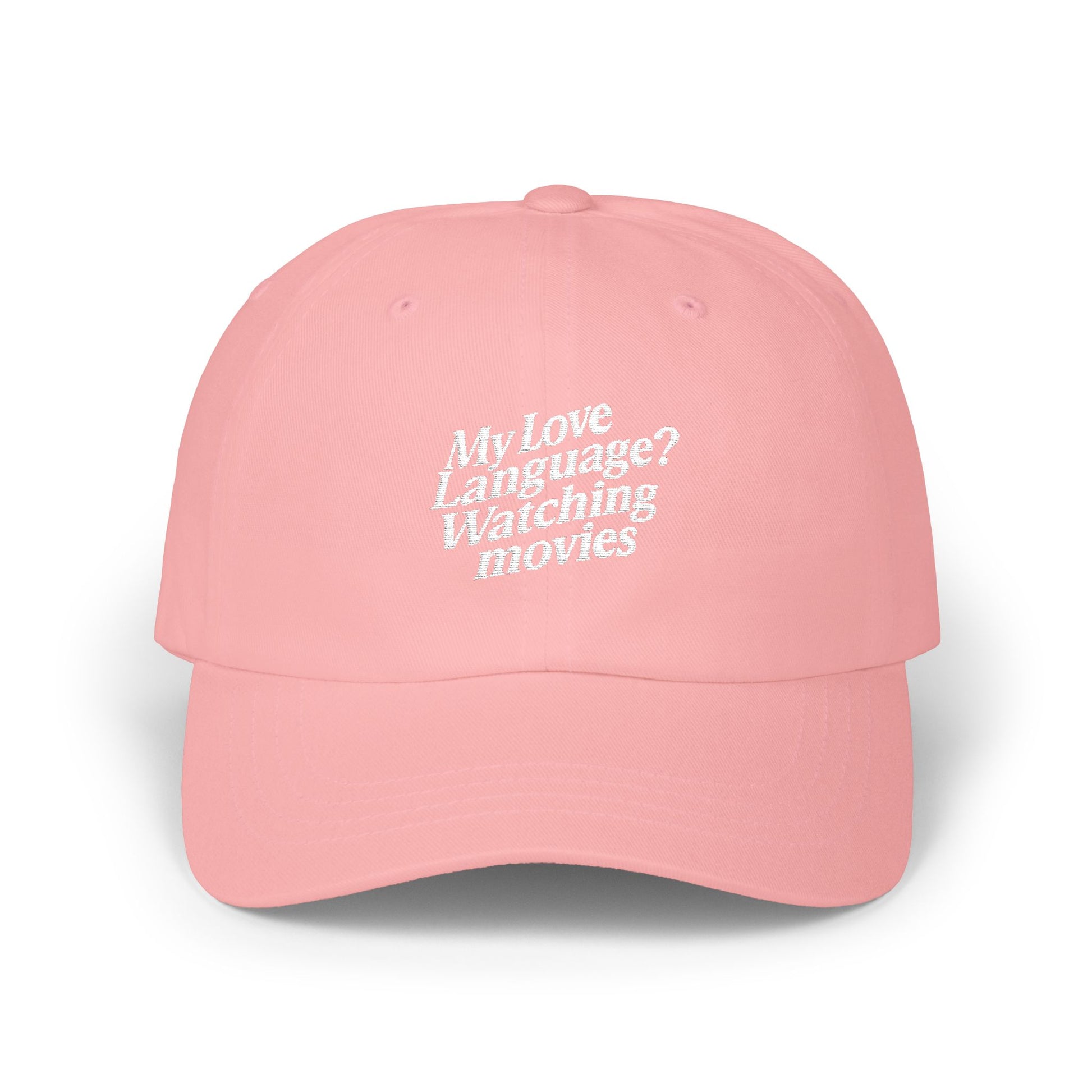 My Love Language? Watching Movies Hat - MEET CUTE MOTEL