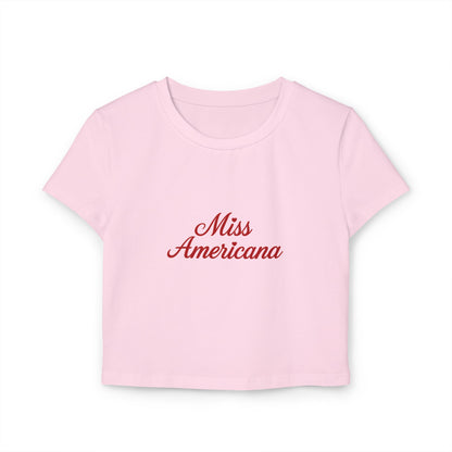 Miss Americana Baby Tee - MEET CUTE MOTEL