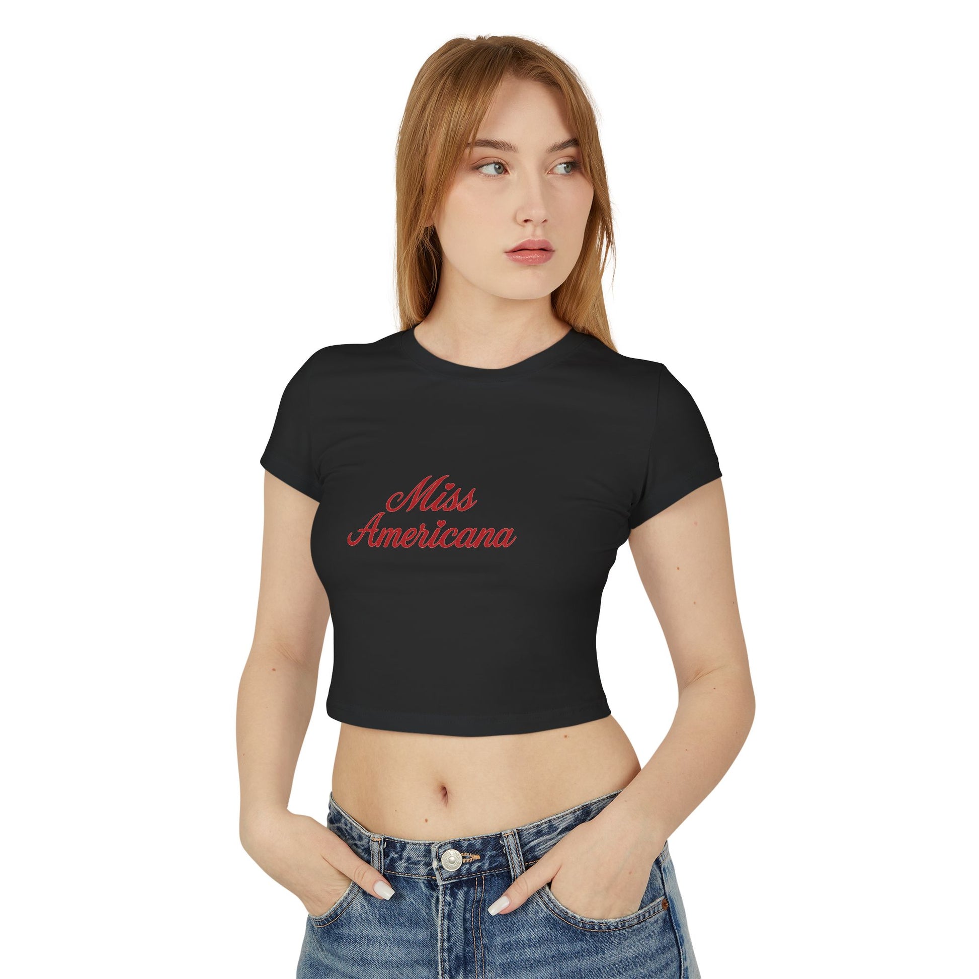 Miss Americana Baby Tee - MEET CUTE MOTEL