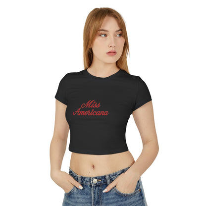 Miss Americana Baby Tee - MEET CUTE MOTEL