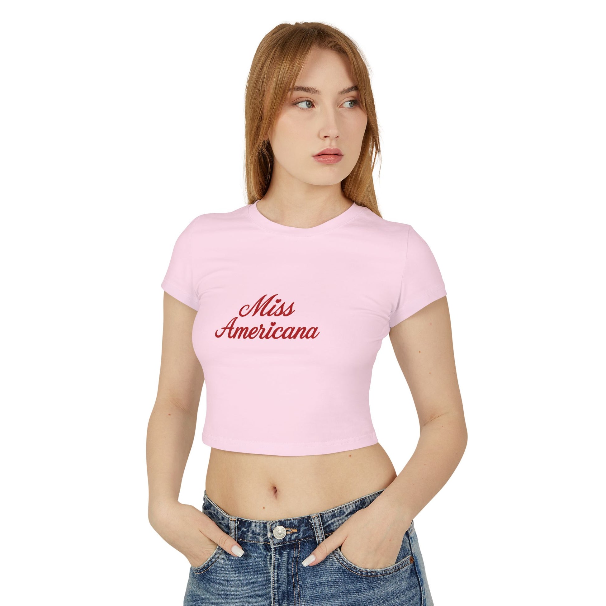 Miss Americana Baby Tee - MEET CUTE MOTEL
