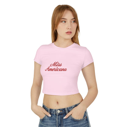 Miss Americana Baby Tee - MEET CUTE MOTEL