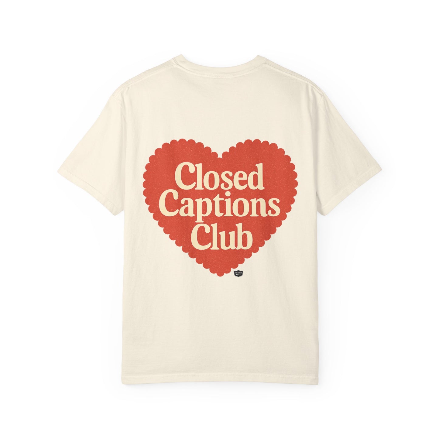 Closed Captions Club Tee