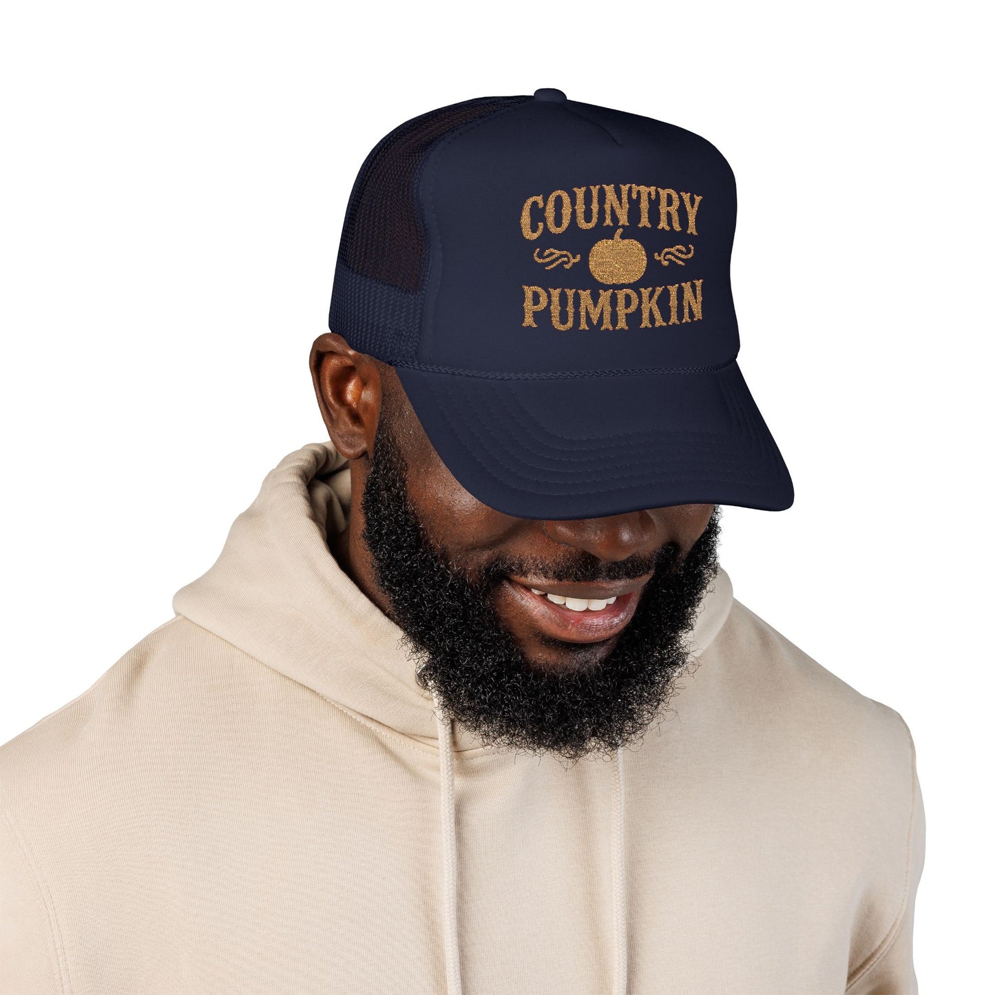Country Pumpkin Trucker Hat