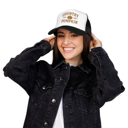 Country Pumpkin Trucker Hat