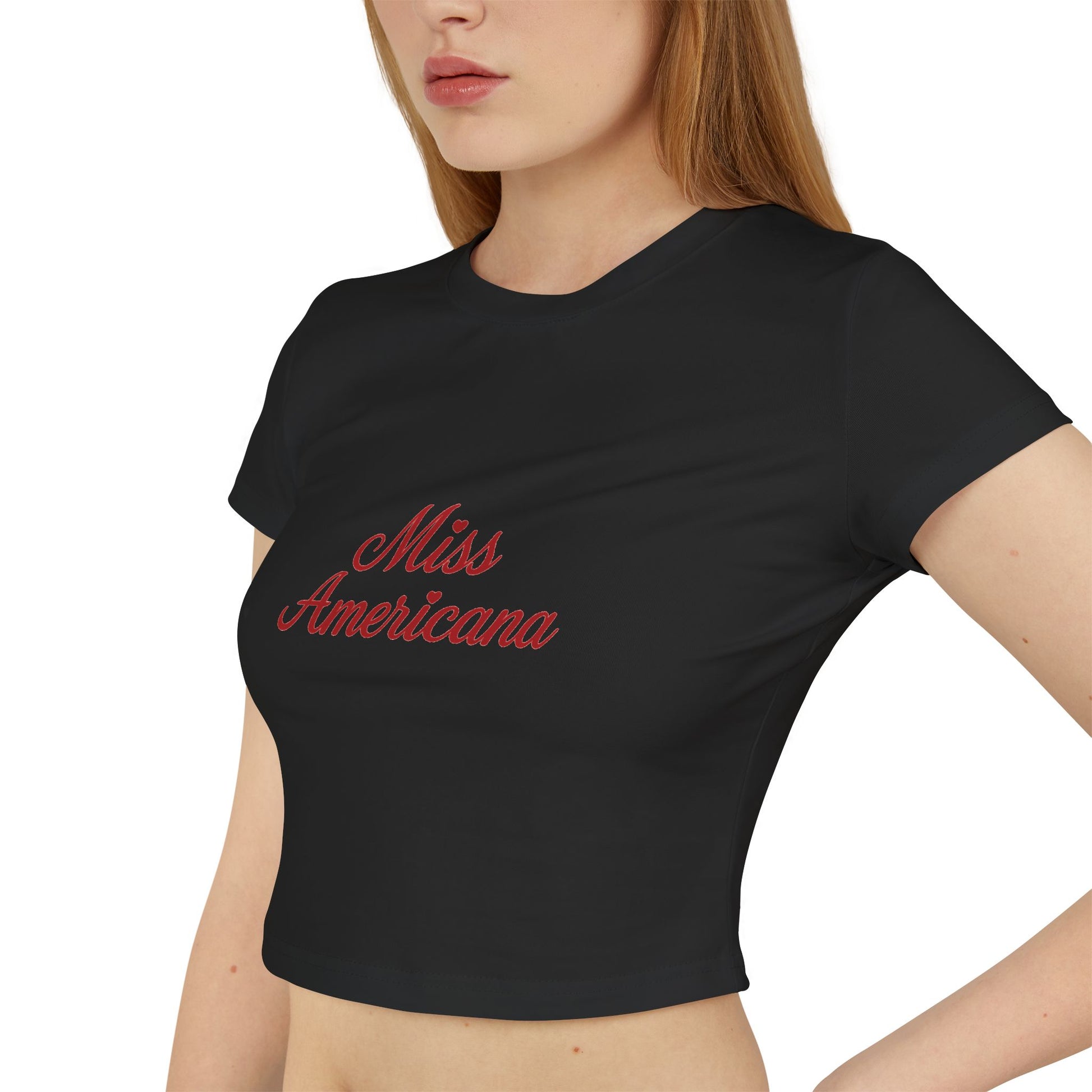 Miss Americana Baby Tee - MEET CUTE MOTEL