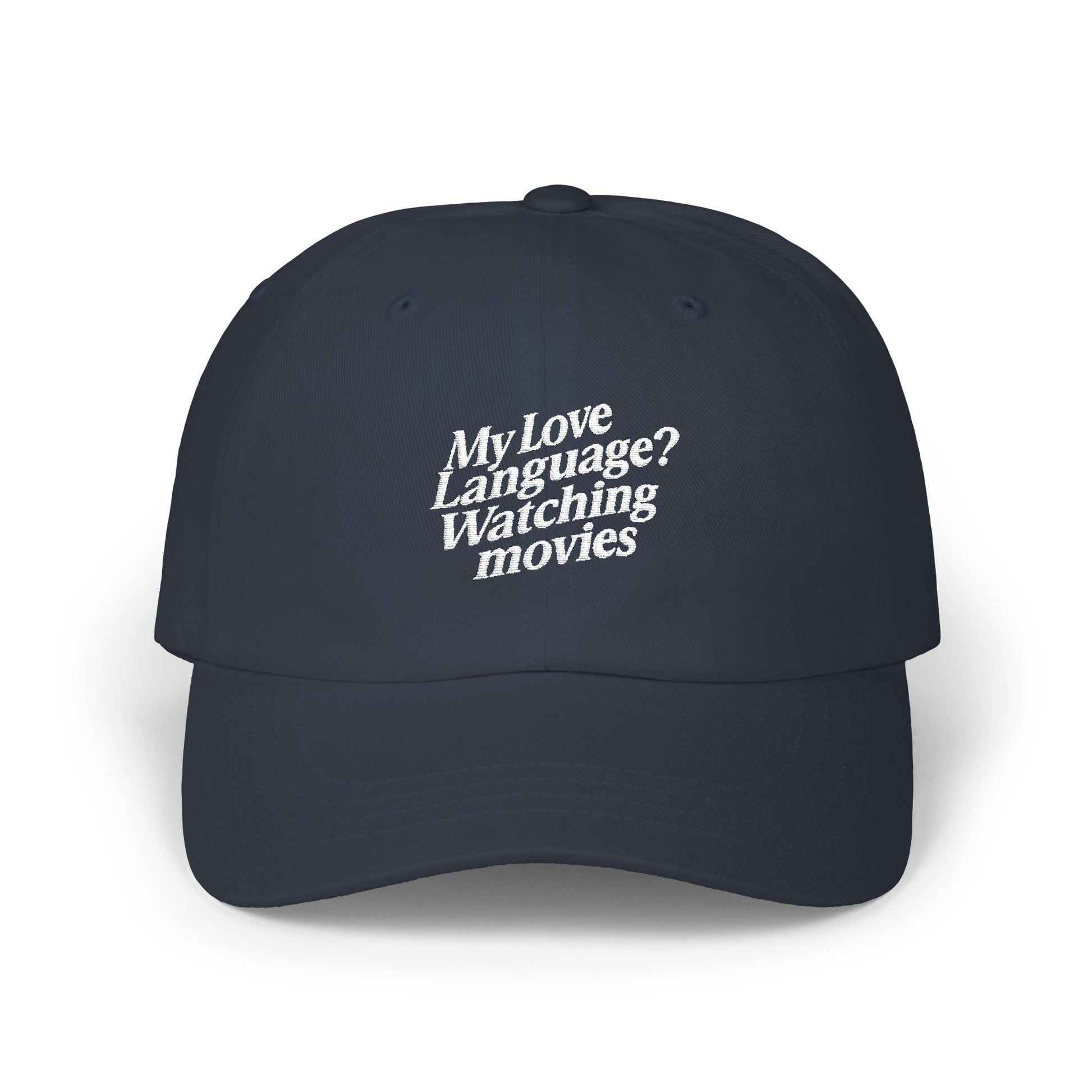 My Love Language? Watching Movies Hat - MEET CUTE MOTEL