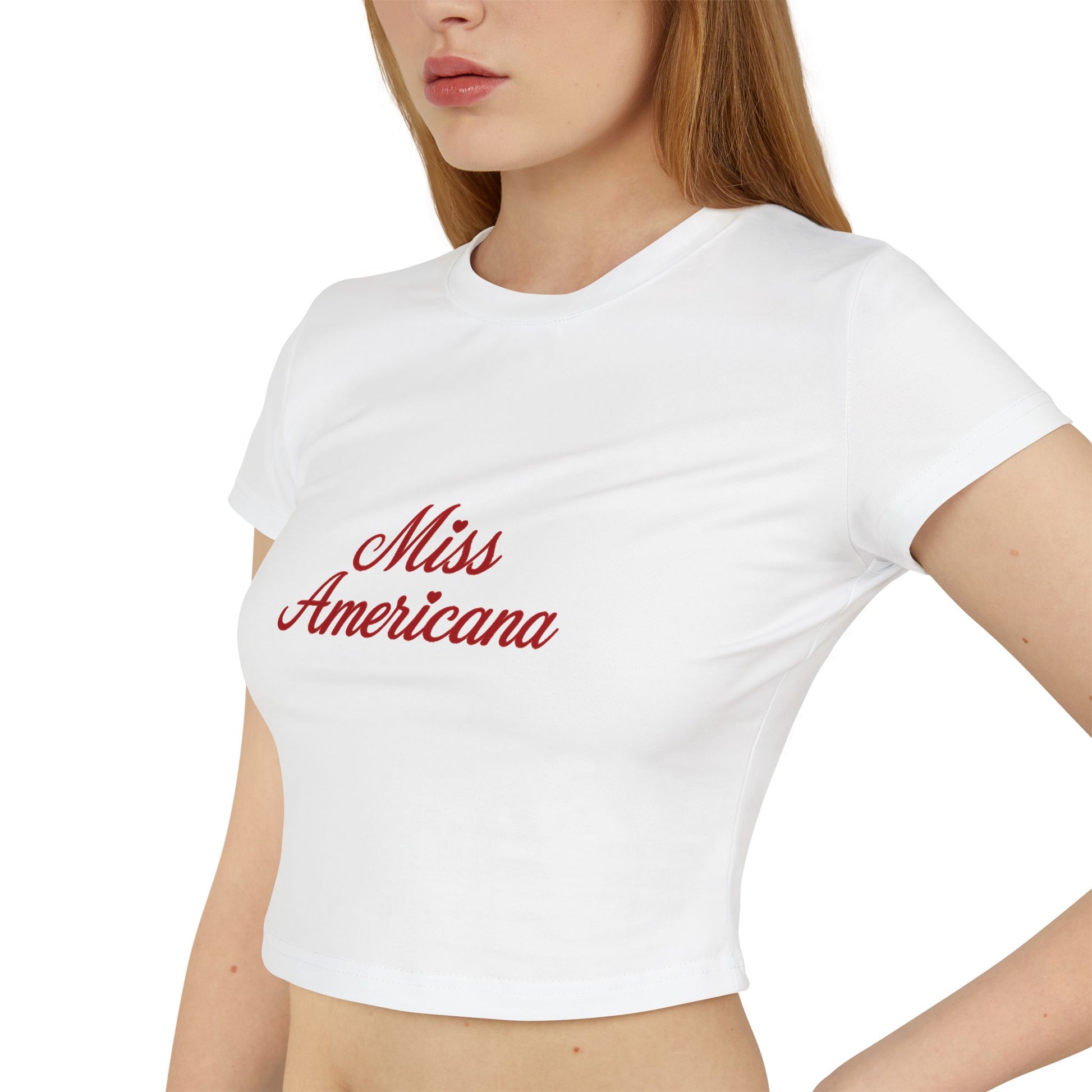 Miss Americana Baby Tee - MEET CUTE MOTEL