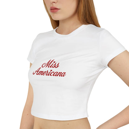 Miss Americana Baby Tee - MEET CUTE MOTEL