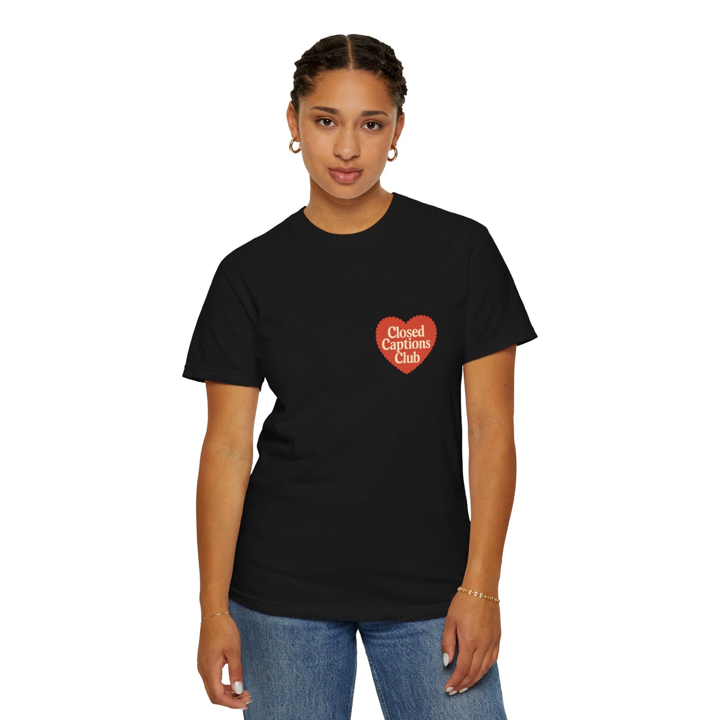 Closed Captions Club Tee