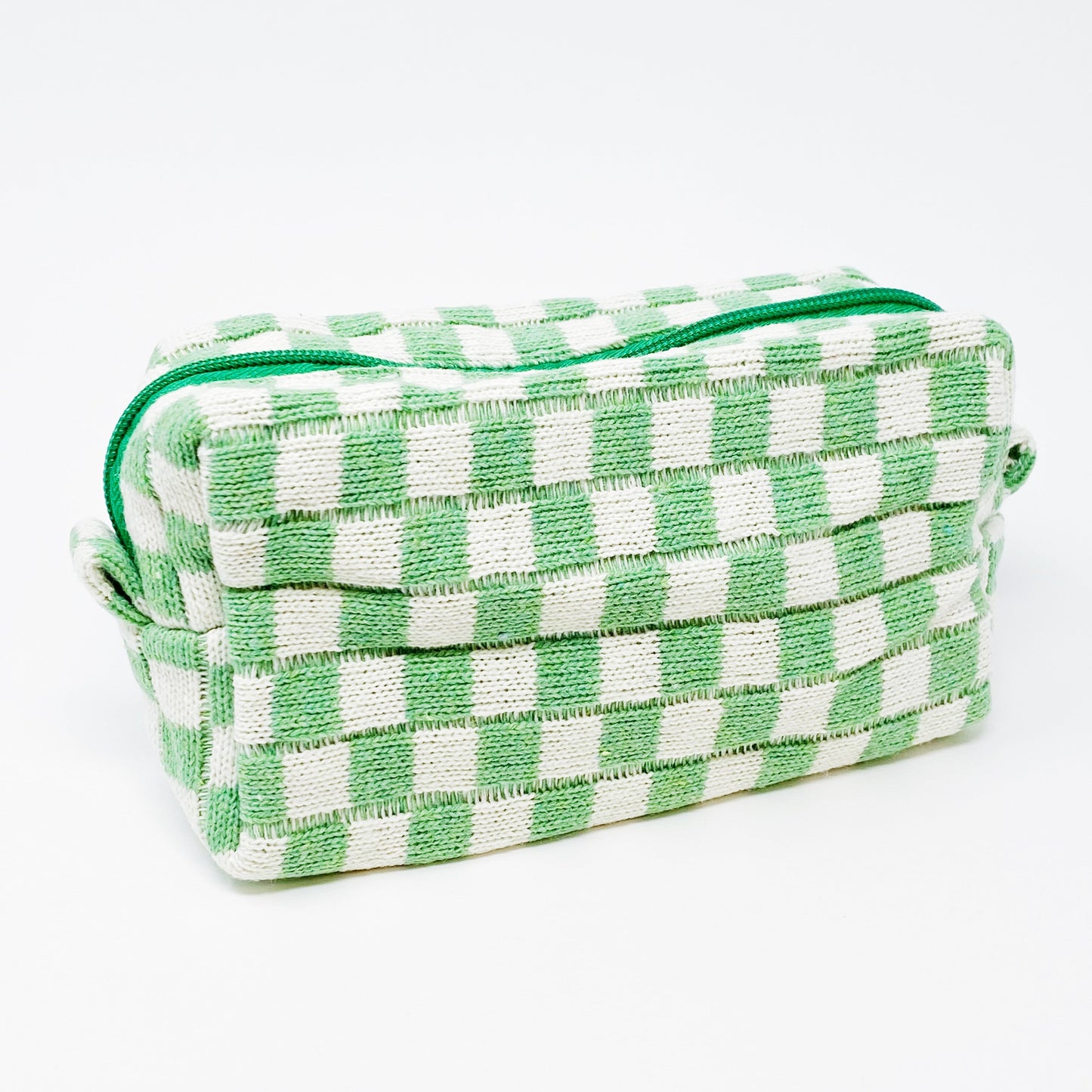 Checked Out Checkered Makeup Bag