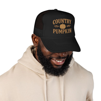 Country Pumpkin Trucker Hat