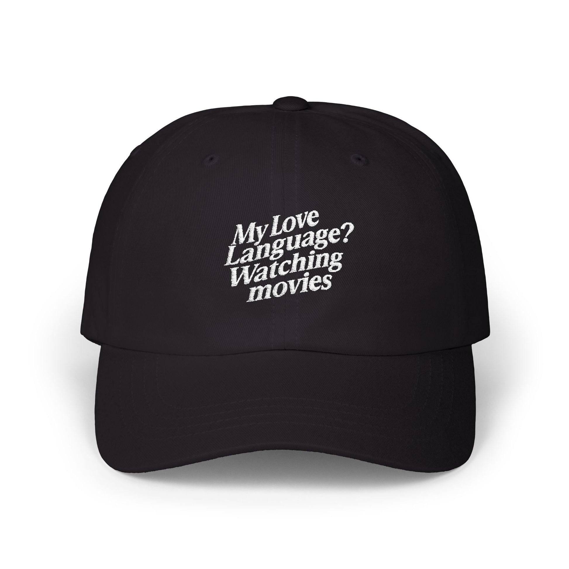 My Love Language? Watching Movies Hat - MEET CUTE MOTEL