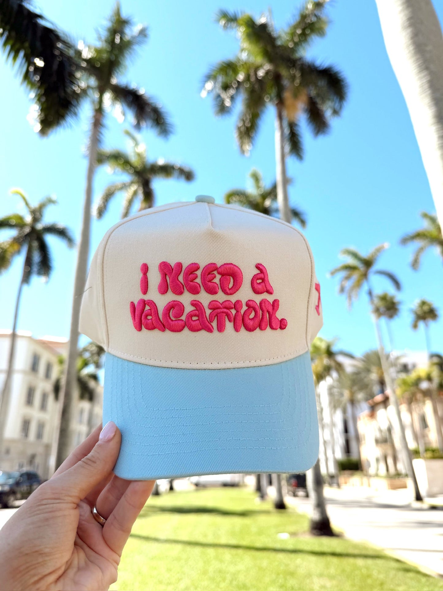 I Need a Vacation Trucker Hat