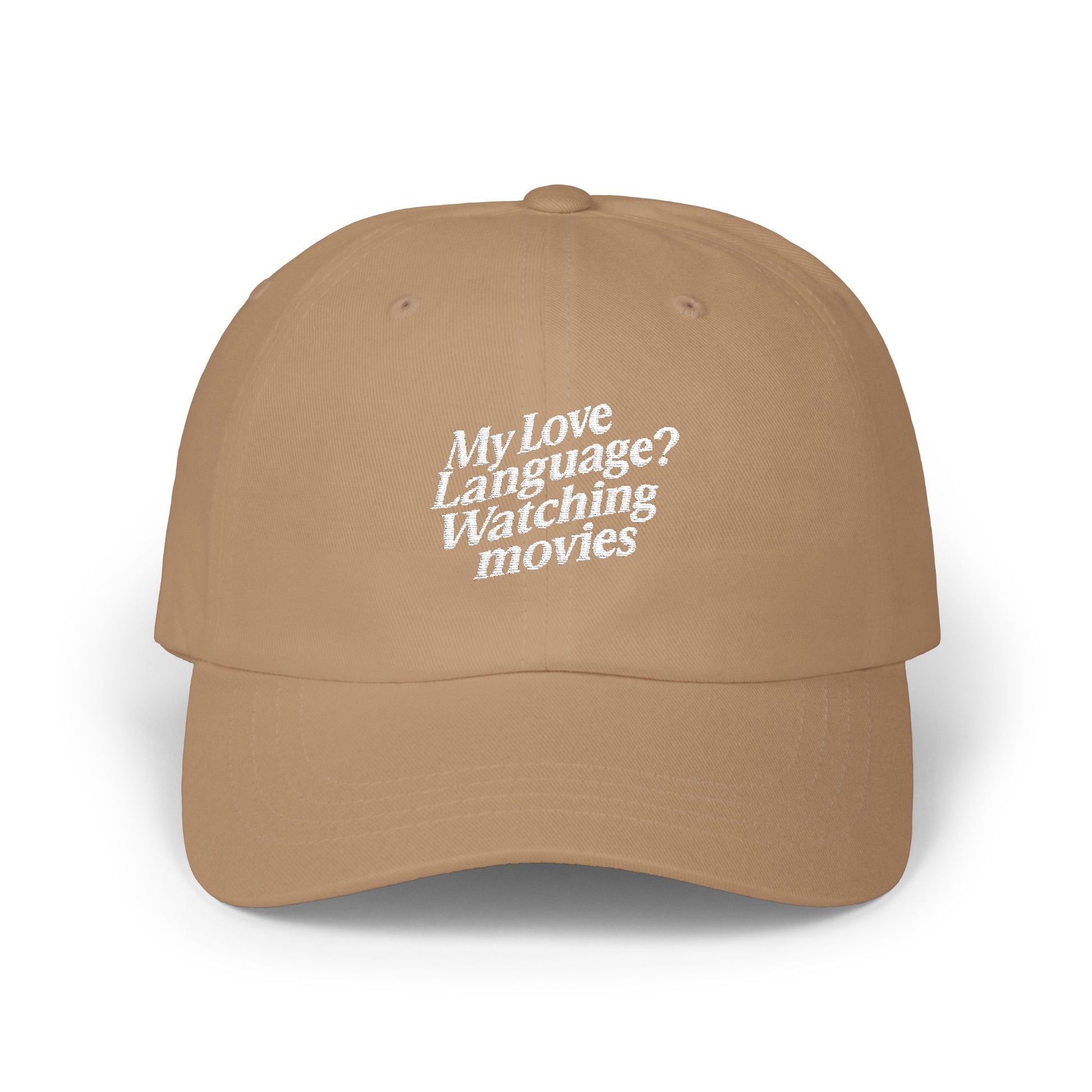 My Love Language? Watching Movies Hat - MEET CUTE MOTEL