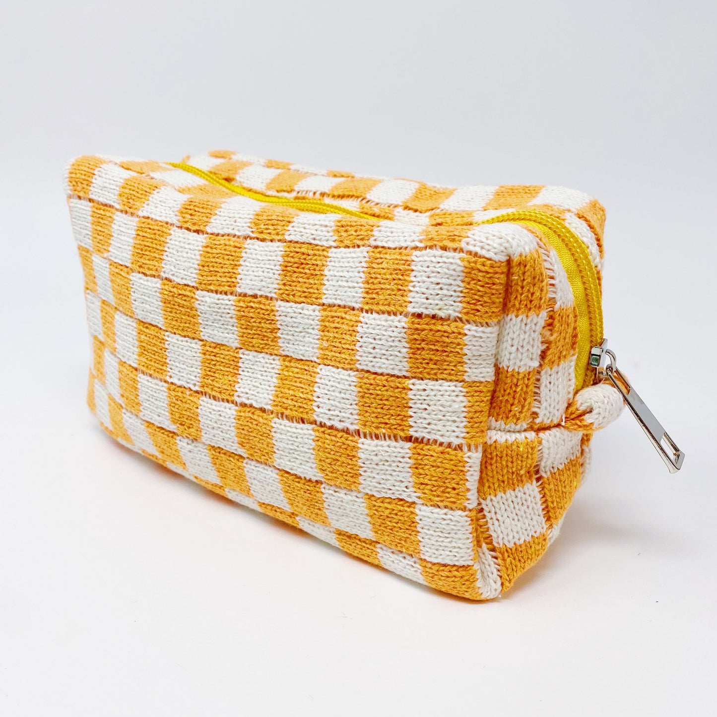 Checked Out Checkered Makeup Bag
