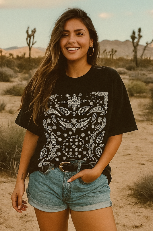 Desert Bandit Bandana Print Tee