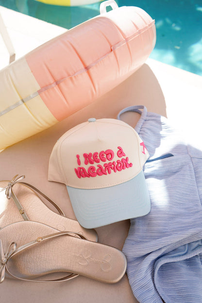 I Need a Vacation Trucker Hat