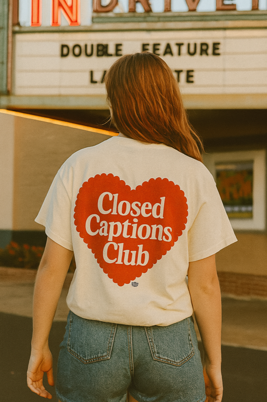Closed Captions Club Tee