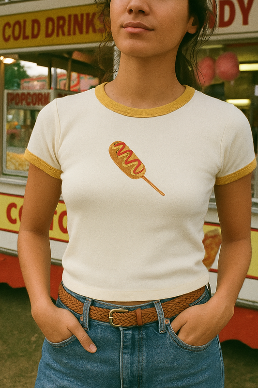 Concession Stand Ringer Baby Tee
