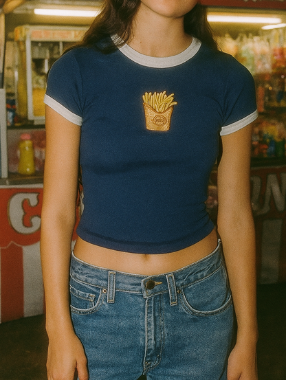Concession Stand Ringer Baby Tee