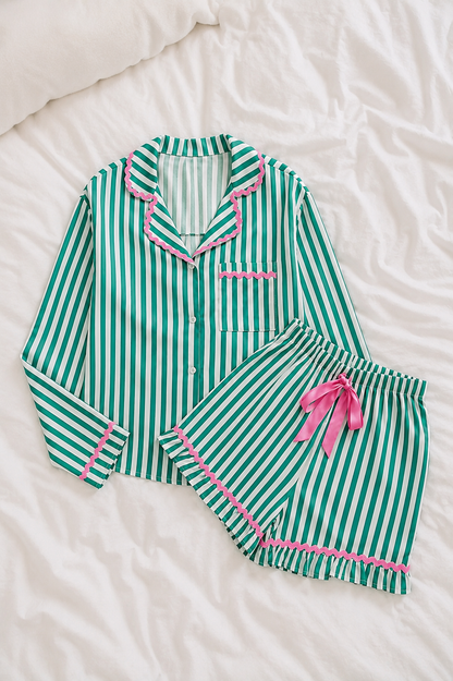 Palm Springs Stripe Pajama Set