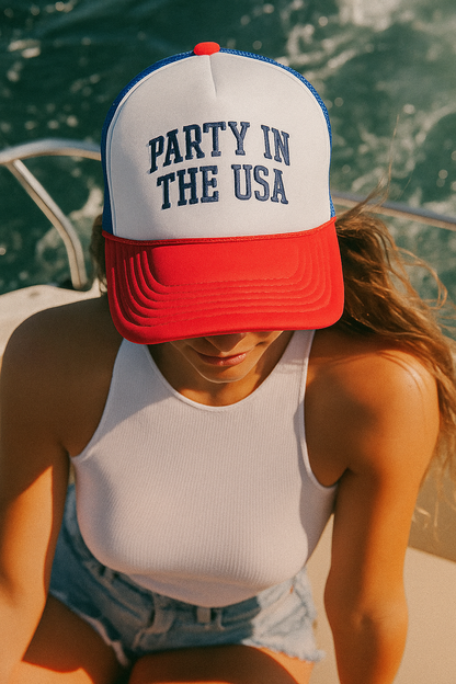 Party in the USA Foam Trucker Hat